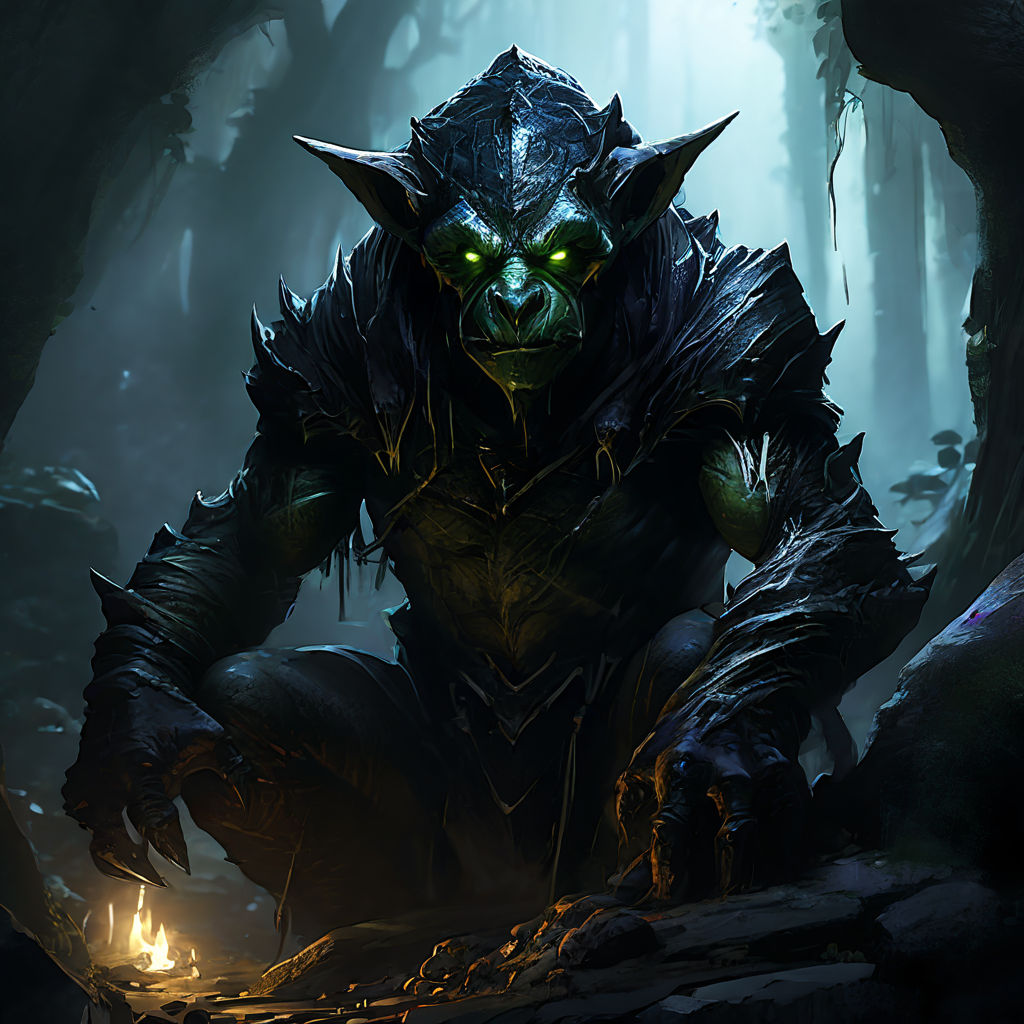 Personagem de RPG explorando um templo antigo em busca de relíquias perdidas