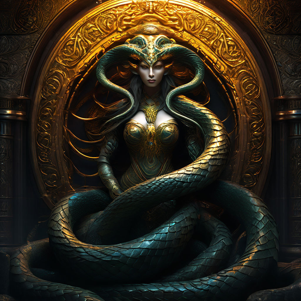 Bruxo misterioso em um templo perdido
