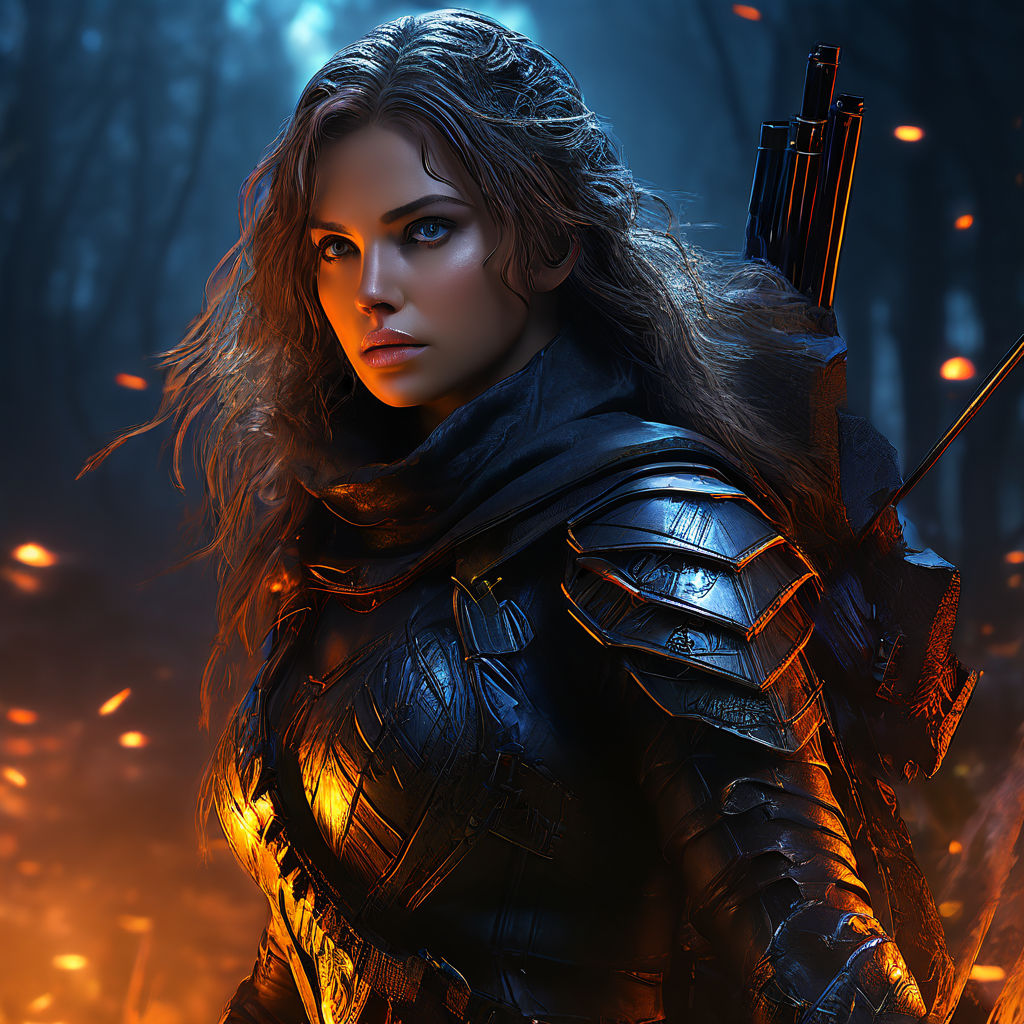 Ladrão de RPG furtivamente se movendo pelas ruas da cidade medieval