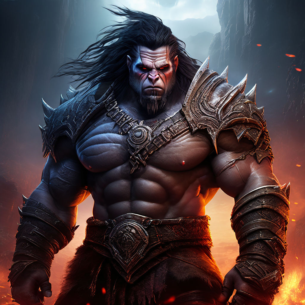 Personagem de RPG com poderes divinos lutando contra as forças do mal