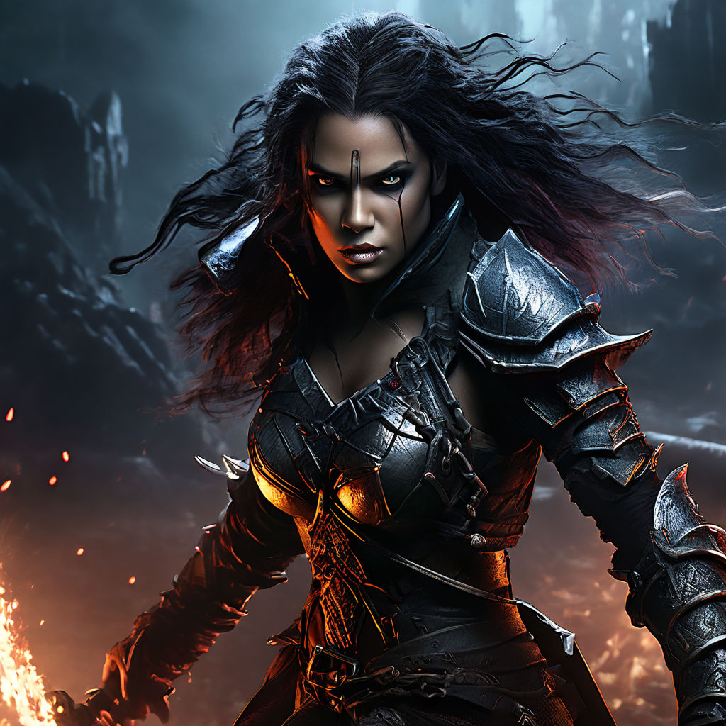 Personagem de RPG com poderes de invocação trazendo um aliado místico para o combate