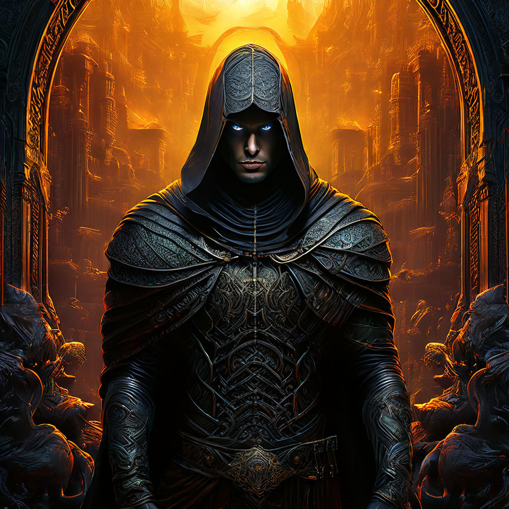 Personagem de RPG com habilidades furtivas se infiltrando em um castelo inimigo