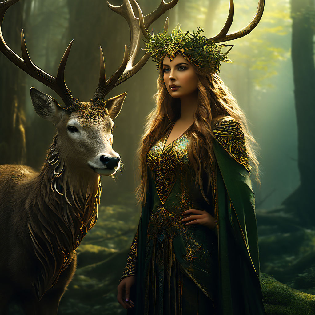Exploradora de RPG desbravando ruínas antigas em busca de tesouros escondidos