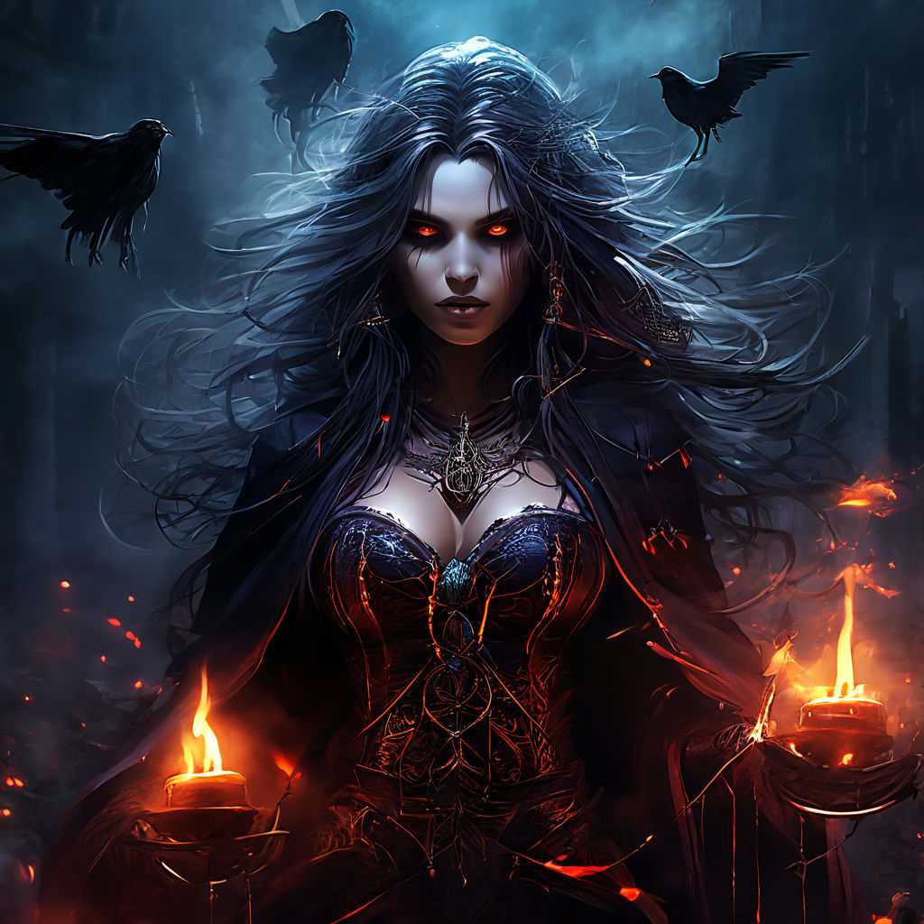 Personagem de RPG com habilidades mágicas