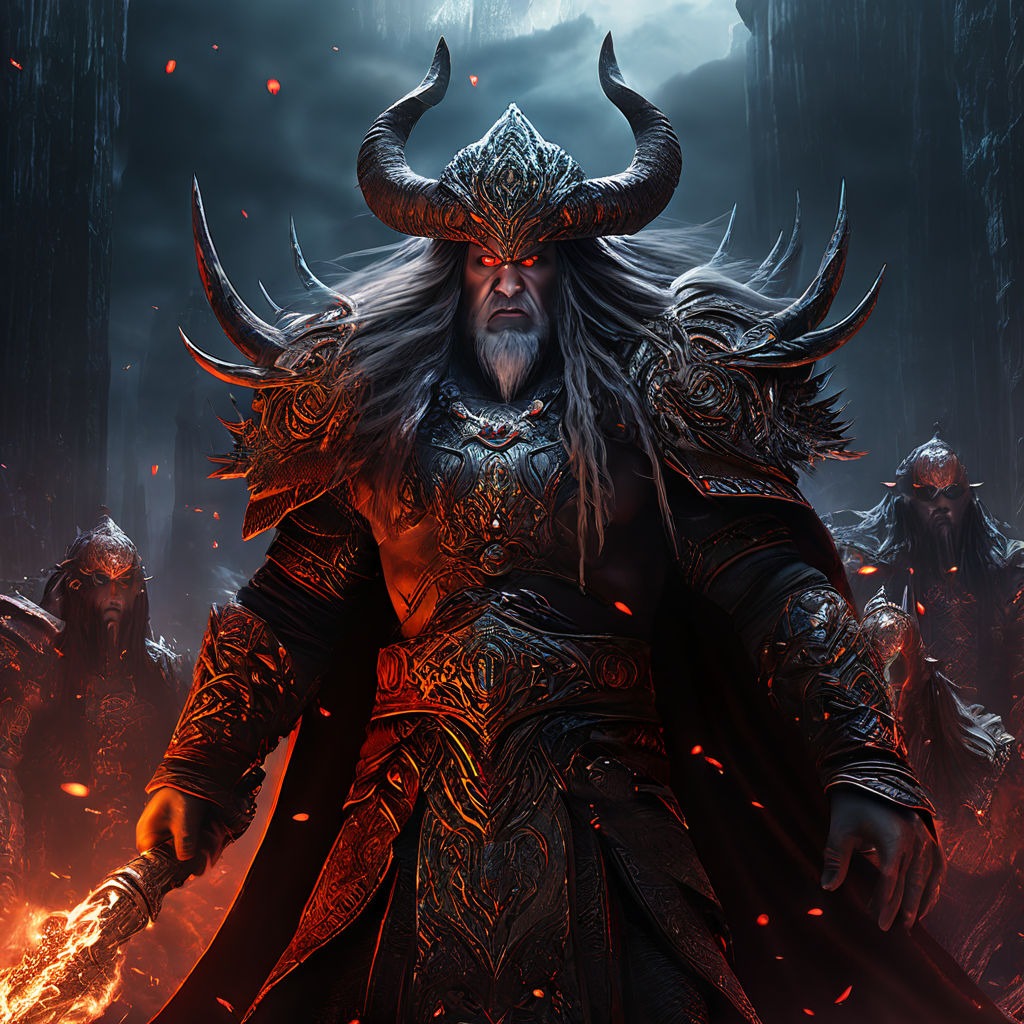 Personagem de RPG com habilidades mágicas