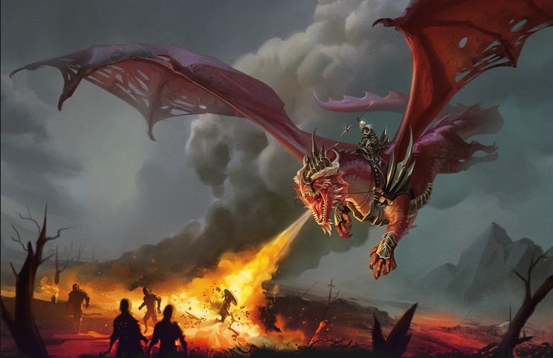 Jogadores de RPG interagindo em uma mesa, desenvolvendo habilidades sociais como comunicação, trabalho em equipe e negociação.