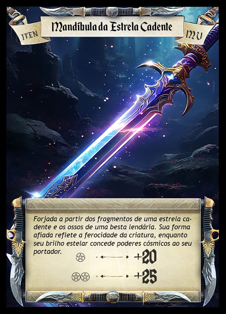 Mandíbula da Estrela Cadente