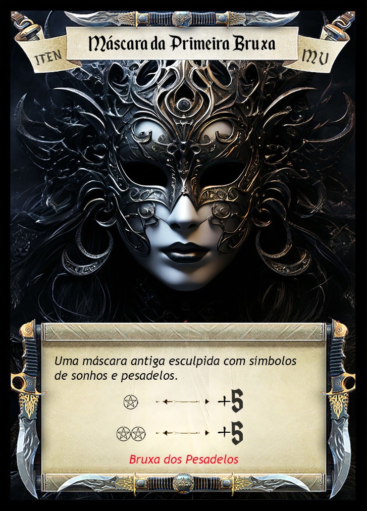 Máscara da Primeira Bruxa