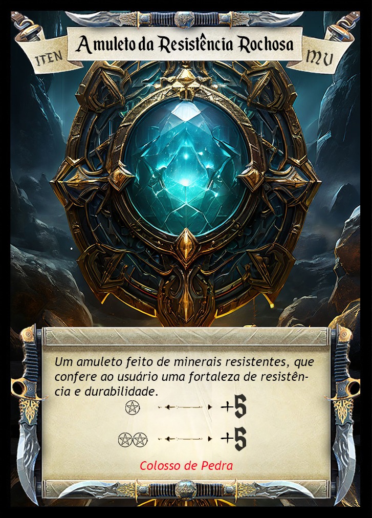Amuleto da Resistência Rochosa