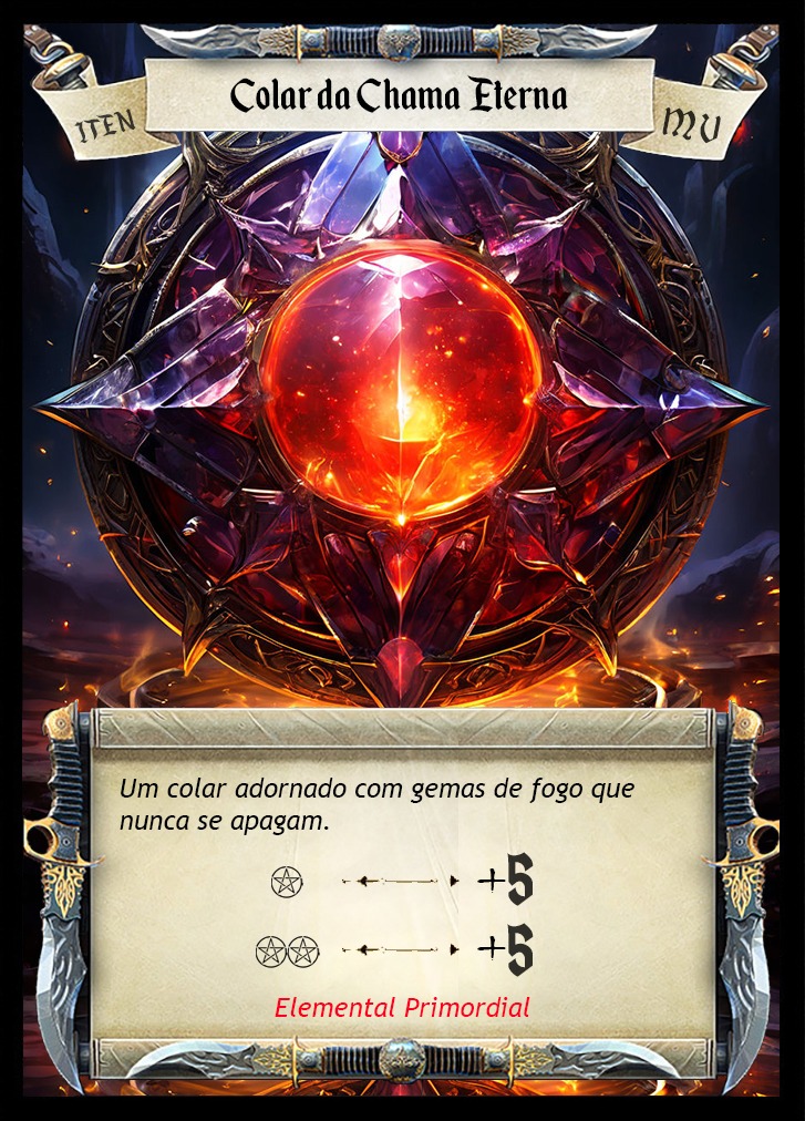 Colar da Chama Eterna