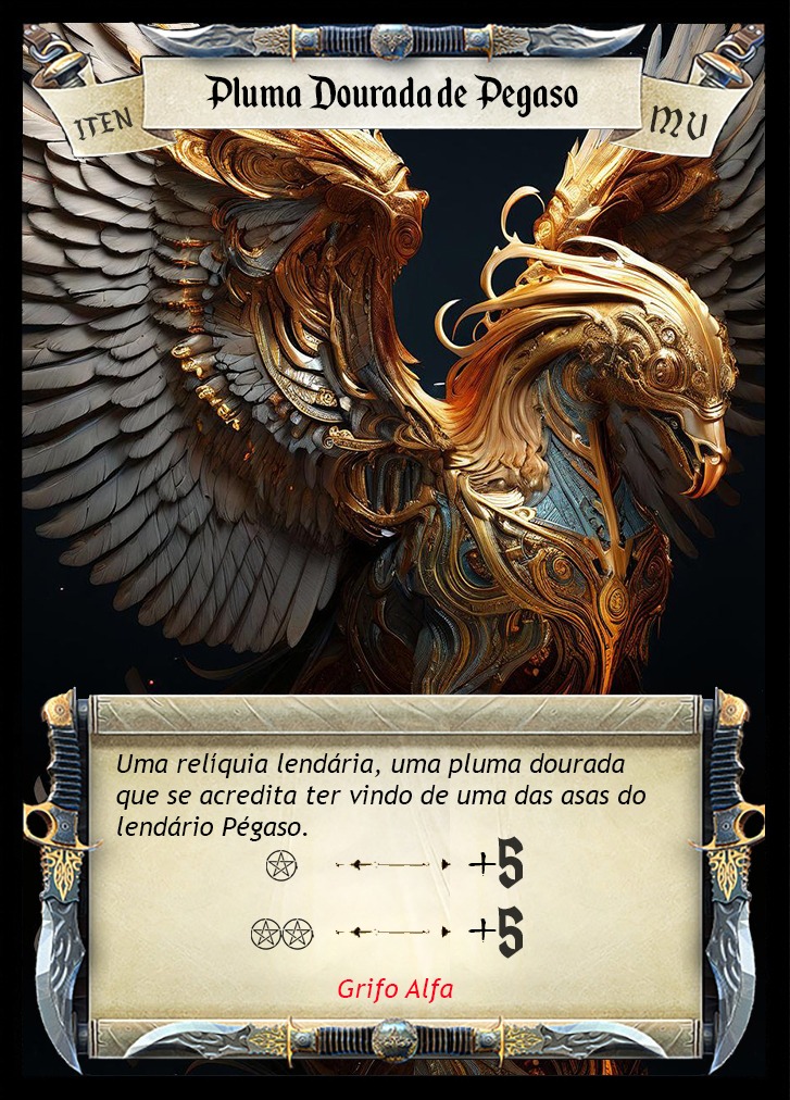 Pluma Dourada de Pégaso