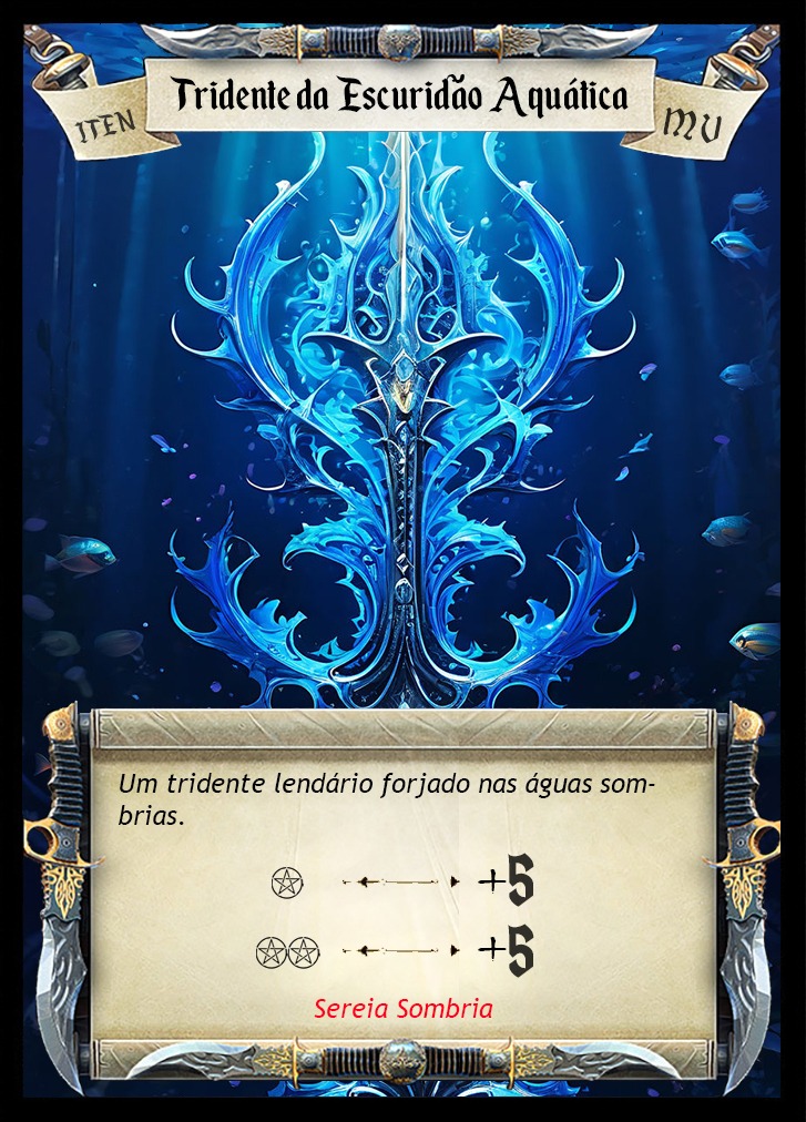 Tridente da Escuridão Aquática